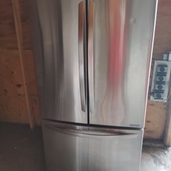 Refrigerator Stainless Steel Work Good 36x70 