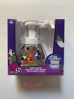 NEW IN BOX Halloween Disneyland Parks Mickey Mouse Happy  Foaming Hand Soap