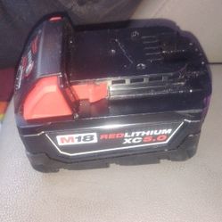 Milwaukee Red Lithium XC5.0 Battery