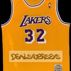 Magic Johnson Lakers NBA Jersey Size 3xl Size 4xl