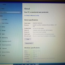 HP ProBook 650 G2 Laptop, Intel Core i7-6820HQ 2.7GHz Quad Core, 16GB RAM, 512GB SSD, Windows 10 Pro