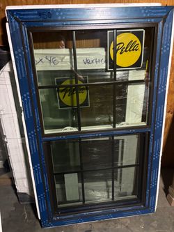 Pella Double-Hung Window with Grilles