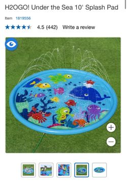 H2GO 10 Foot Splash Pad