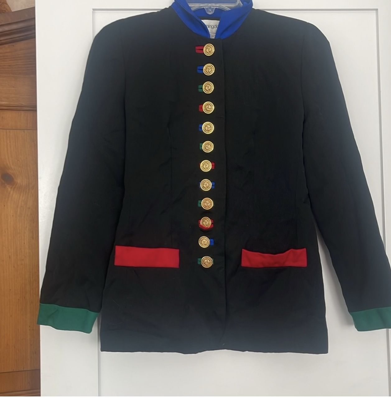 Black Blazer With Gold Buttons