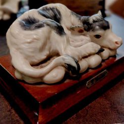 Very RARE, G. Armani Sculpture,  1984 Baby Holstein Calf.  Very Collectible 
