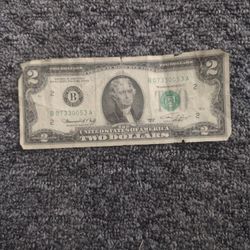 1976 Bicentennial $2 Dollar Bill