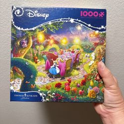 Disney Thomas Kinkade Alice in Wonderland 1000-Piece Puzzle