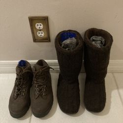 *$9 Knit Boots Size 6 1/2* | *$23 LIKE NEW Hiking Boots Size 7* Women’s Shoes