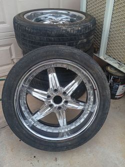 22" rims and tires