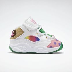 Reebok Iverson Question Mid X CandyLand Toddler Basketball Shoes