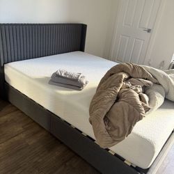 Bed Frame With Drawers And Headboard 