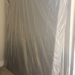 metal frame bed without mattress