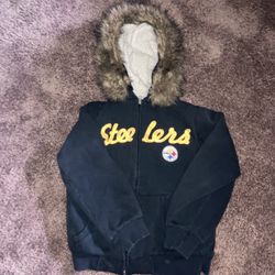 Pittsburgh Steelers Fur Zip Up