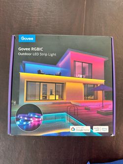 Govee H6173 RGBIC Outdoor LED Strip Lights 65.6ft – New Open Box