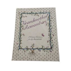 Grandmother Remember Hard Cover Book New