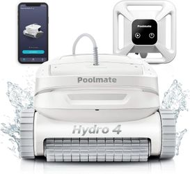Hydro 4 Cordless Pool Vacuum for Inground Pools | 210-Min Battery Pool Robot for Floor, Wall & Waterline Cleaning | Smart App Control | 5070 GPH Sucti