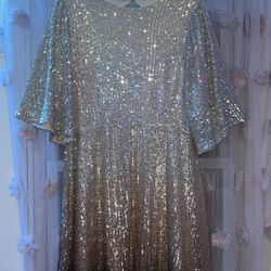 Sparkly Ombré Cocktail Dress