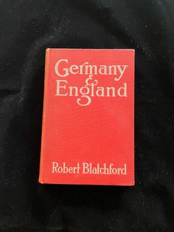 Germany & England Robert Blatchford 1914 WWI book