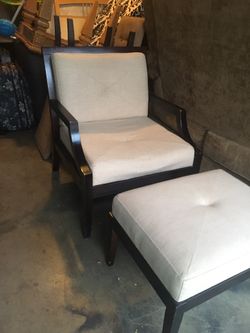 Chair and otoman