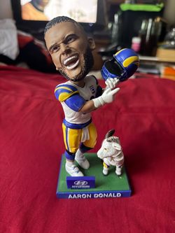 Aaron Donald 99 GOAT  Bobblehead Los Angeles LA Rams vs Bucs 11/23/25 Loose