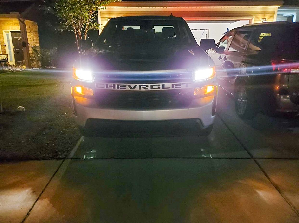 9007/HB5 LED Headlight Bulbs 10000 Lumens Super Bright 60W 6000K White High Beam/Low Beam LED Headlights Conversion Kit with Fan, Pack of 2