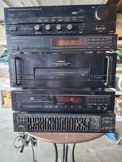 Onkyo Stereo Component System Stack