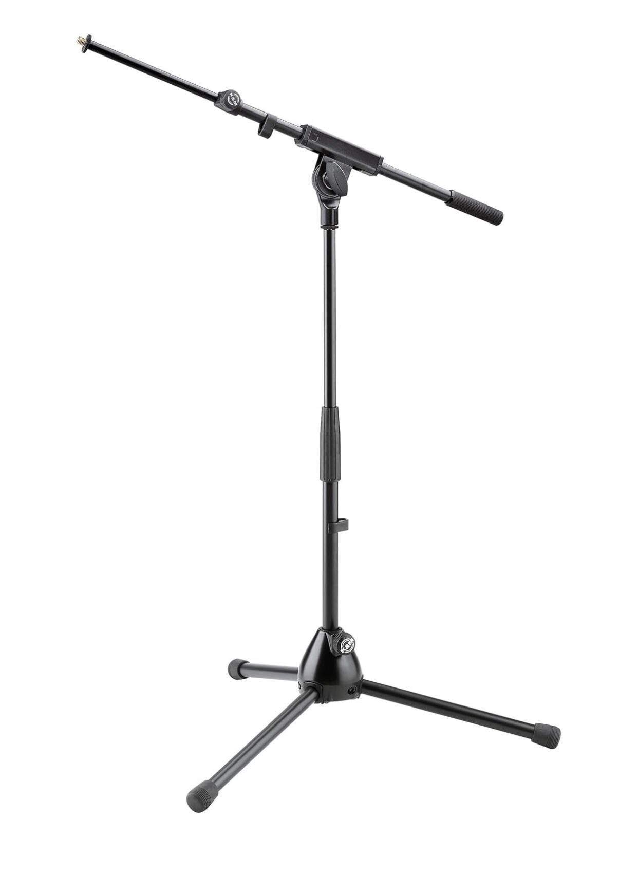NEW! K&M König & Meyer Microphone Stand, Adjustable Telescoping 2-Piece Boom, Arm Shorter Low-Level