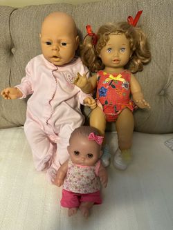 Set of 3 baby dolls