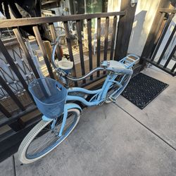 Blue Beach Cruiser Bike Nel Lusso 