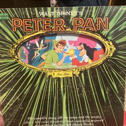 1960’s Vintage Disney Peter Pan Record 