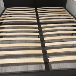 Queen Size Frame And Mattress