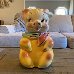 Vintage Pig Cookie Jar