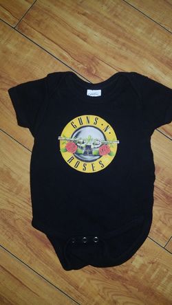 Guns n roses baby onesie