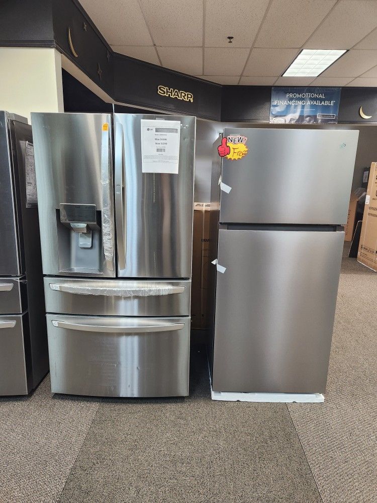 Buy 1 Get 1 Free !!! 30 Cu.ft French Door Refrigerator With Converter Drawer And CRAFT ICE