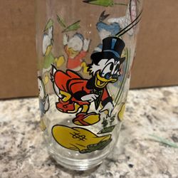 Collectible Glassware Cartoon Glasses Scrooge McDuck