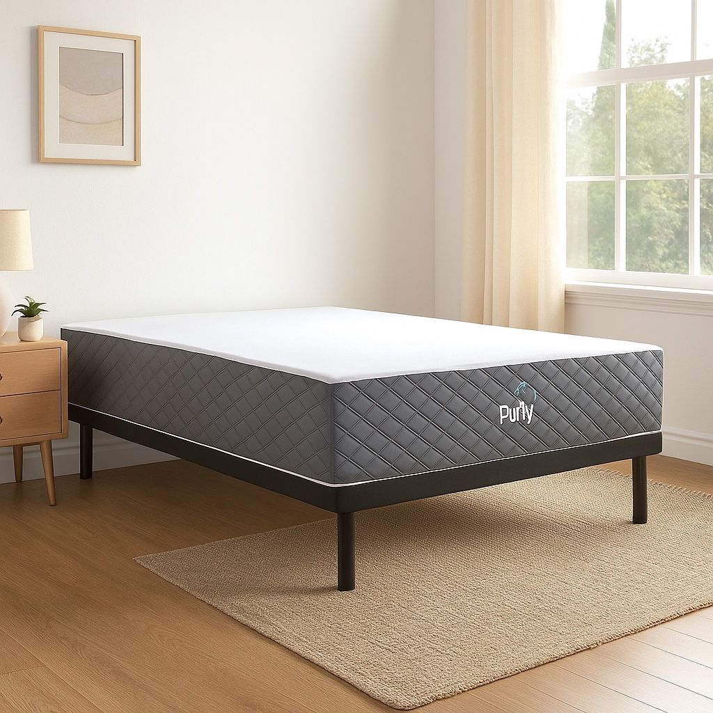Queen Size Puffy Memory Foam Mattress – 12” Firm | Brand New, Factory Sealed in Plastic | Same Day Delivery Available 🚚