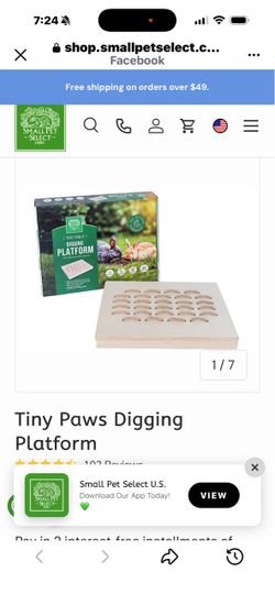 Tiny Paws Digging Platform