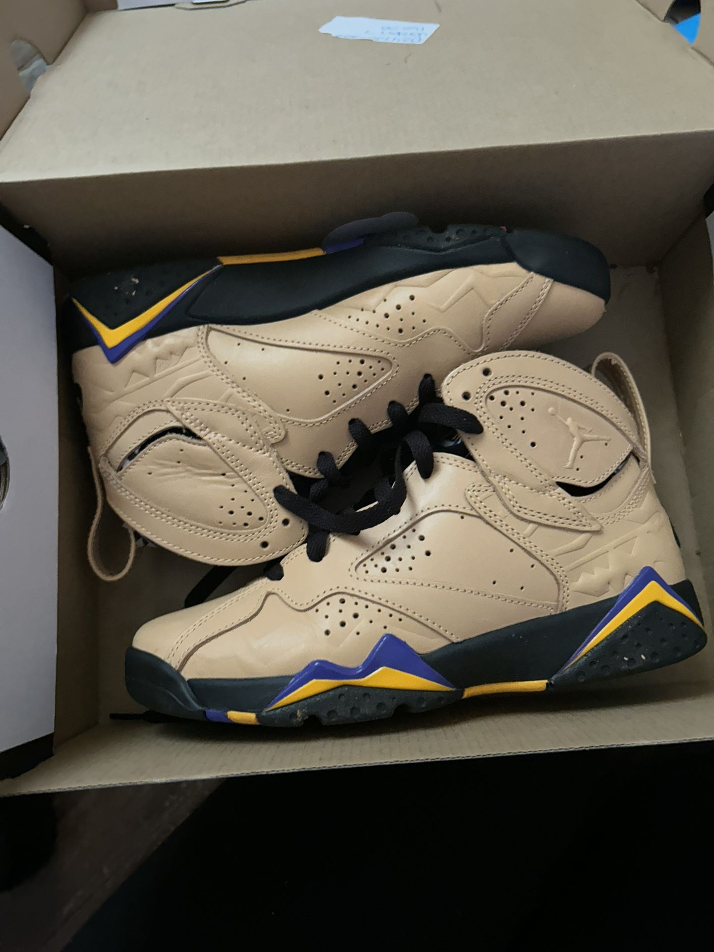 Jordan 7 Retro Afrobeats Vachetta Tan/Black-Taxi