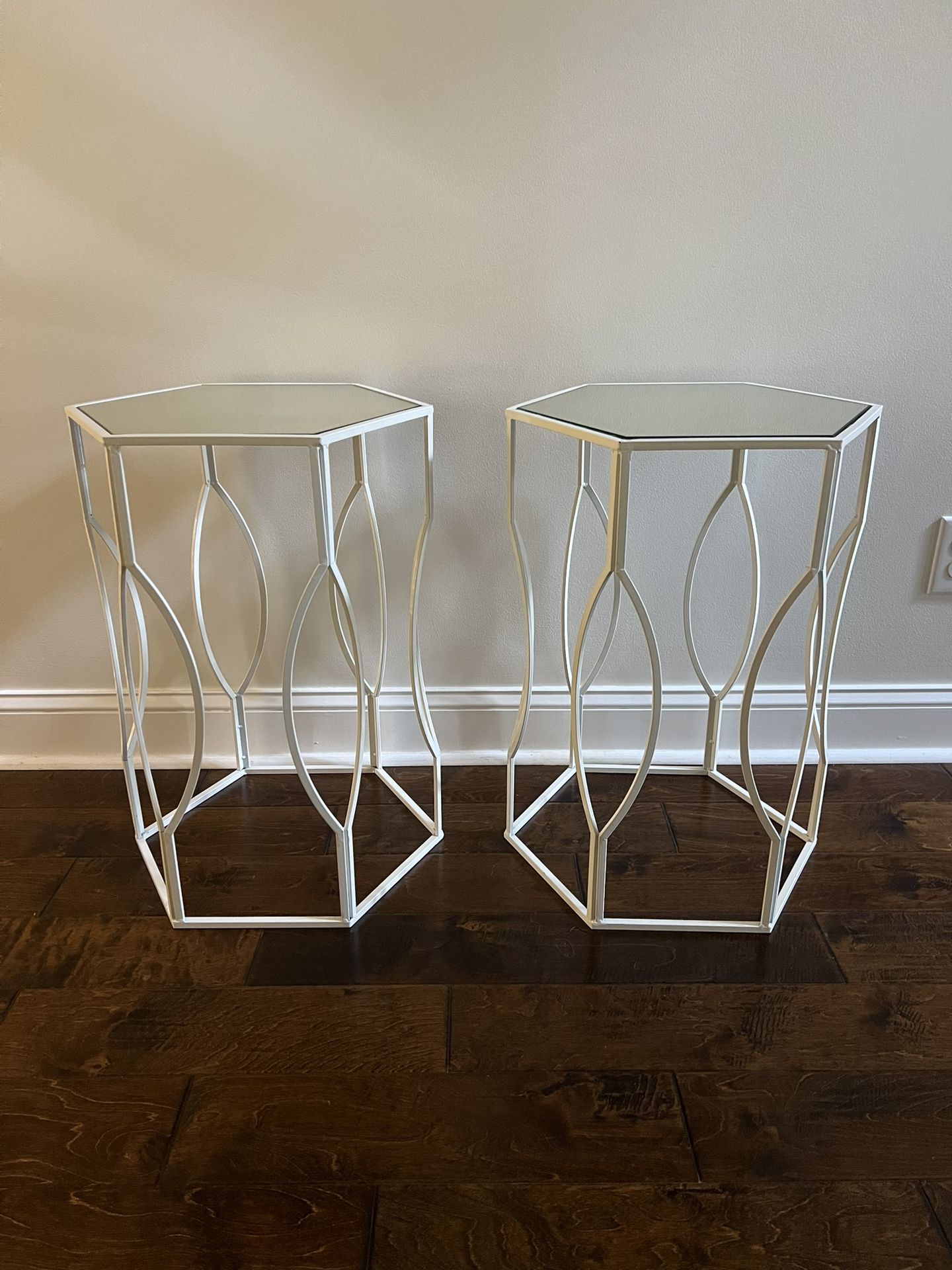 Mirrored Side Tables - Set Of 2