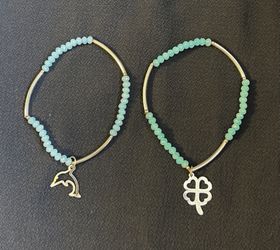 Baby Blue & Light Green Bracelets