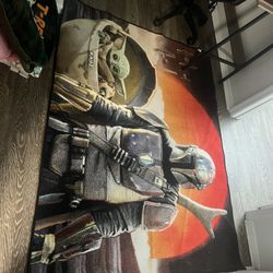 Star Wars The Mandalorian / Baby Yoda Rug 