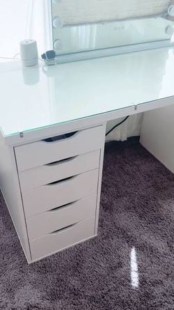 Ikea IDANAS Glass Top 40 1/2"  X  19 5/8" - Motivated Seller - No good offer will be ignored!