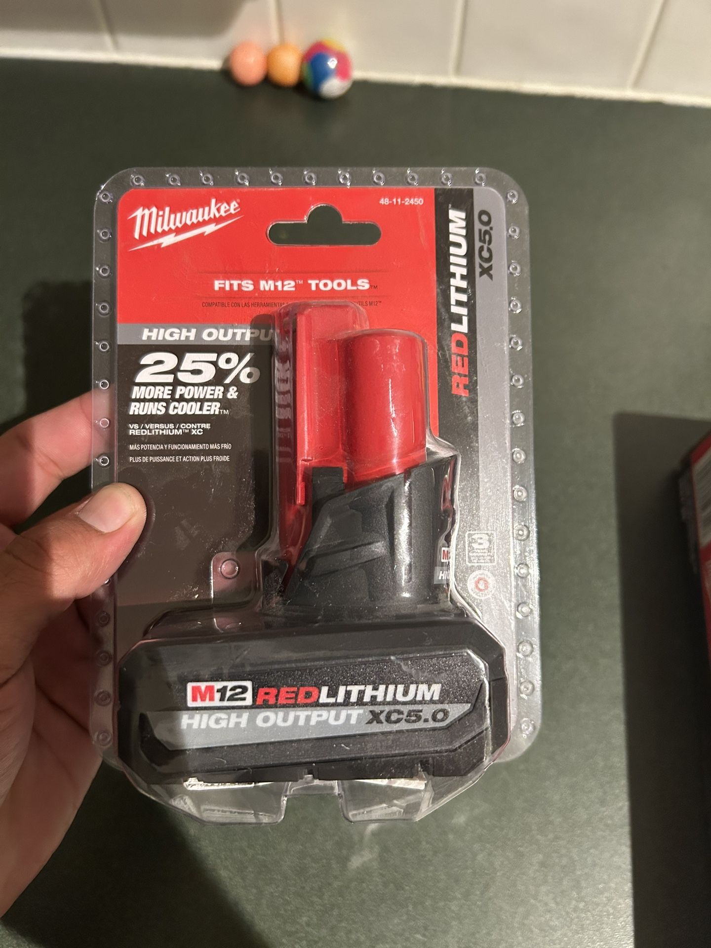 Milwaukee M12 12-Volt Lithium-Ion XC High Output 5.0 Ah Battery Pack