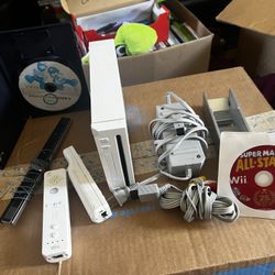 Nintendo Wii Two Controllers