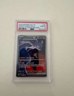 Pokemon Cards Ascended Hero PSA 10 Team Rockets Mewtwo