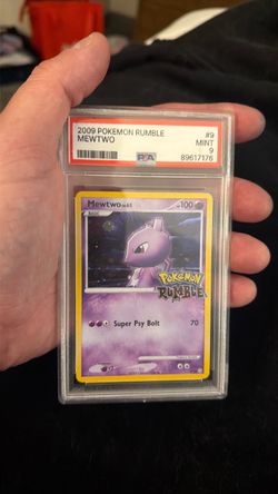 PSA 9 Mewtwo 2009 Pokemon Rumble #9