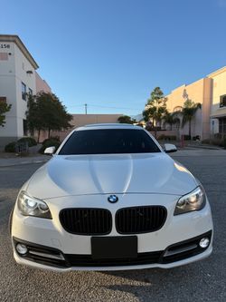 BMW 5 Series Sedan White