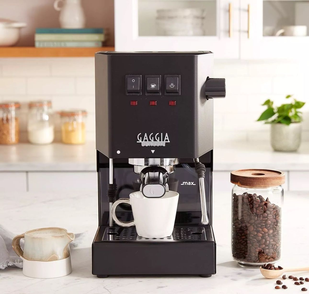 Gaggia Classic Evo Pro Espresso Machine, Thunder Black