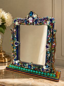 Simone Edouard - Signed Crystal Mirror
