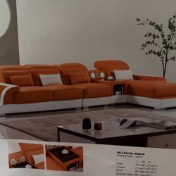 Brand New Leather Sectional  $800